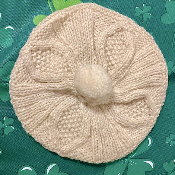 🐑JOHN MOLLOY🐑 WOOLLY CROCHET HAT HANDMADE IN NORTHERN IRELAND VTG PERFECT🇮🇪 - Picture 2 of 11